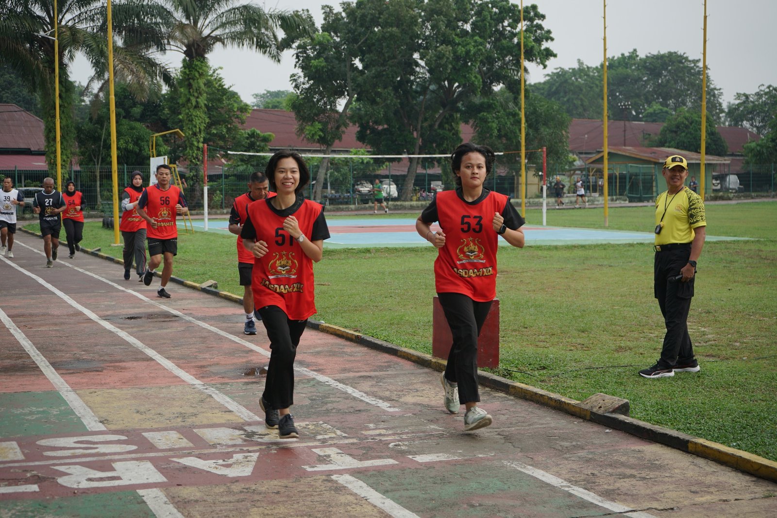 Kodam XIX/Tuanku Tambusai Uji Kebugaran Fisik Pamen dan Pama Semester II 2026