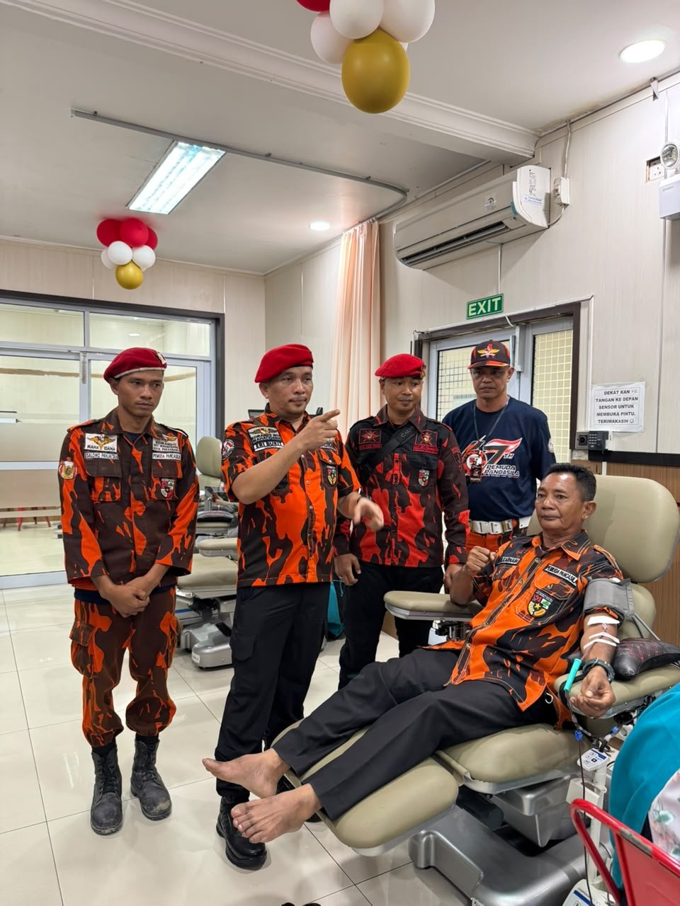 MPC Pemuda Pancasila Pekanbaru Gelar Donor Darah HUT Ke -67