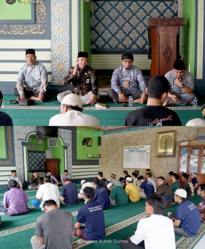 Menata Hati dari Balik Jeruji, Warga Binaan Rutan Dumai Rutin Ikuti Pembinaan Kerohanian