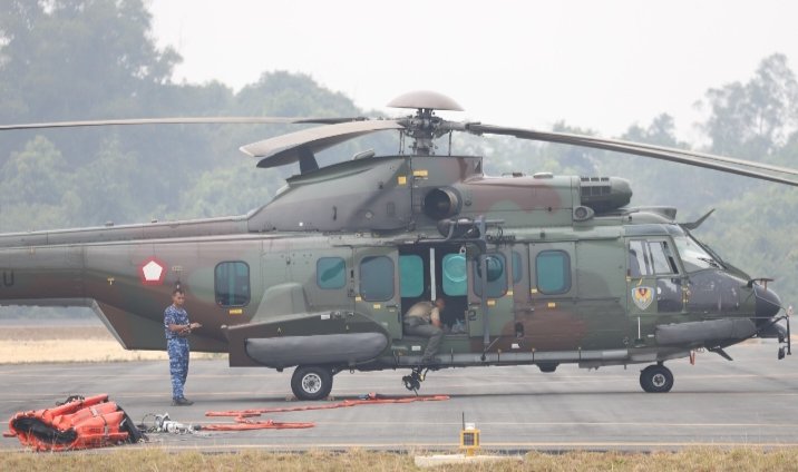 Hujan Turun, Satgasud Tetap Maksimalkan Water Bombing Karhutla Riau