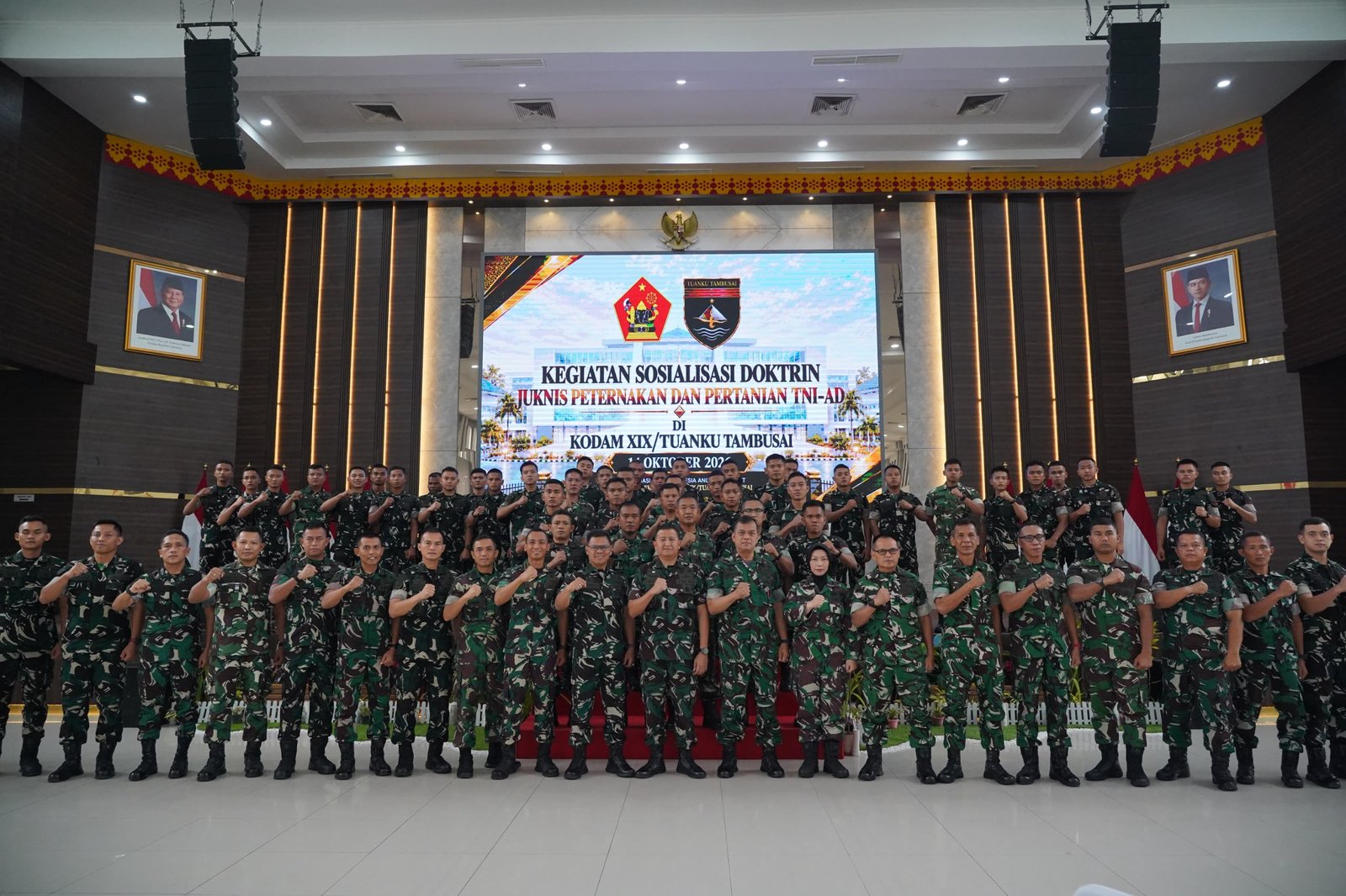 Kodam XIX/Tuanku Tambusai Perkuat Peran Yonif TP, Sosialisasi Juknis Pertanian dan Peternakan
