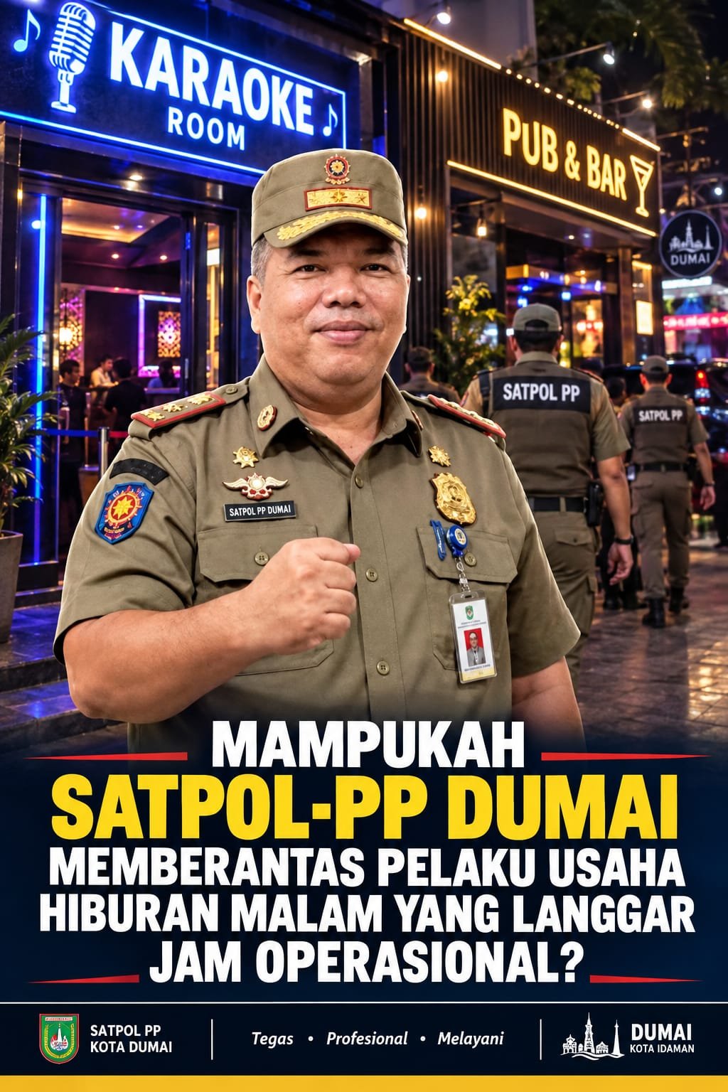 THM Diduga Beroperasi Lewat Batas, Satpol PP Dumai Jangan Sampai “Masuk Angin”
