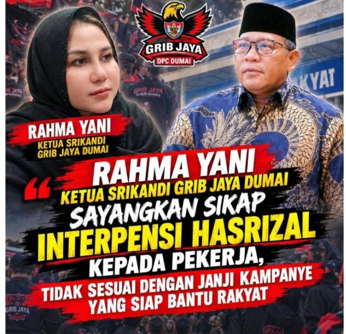 GRIB JAYA Dumai siap lakukan aksi, Desak Hasrizal Minta maaf