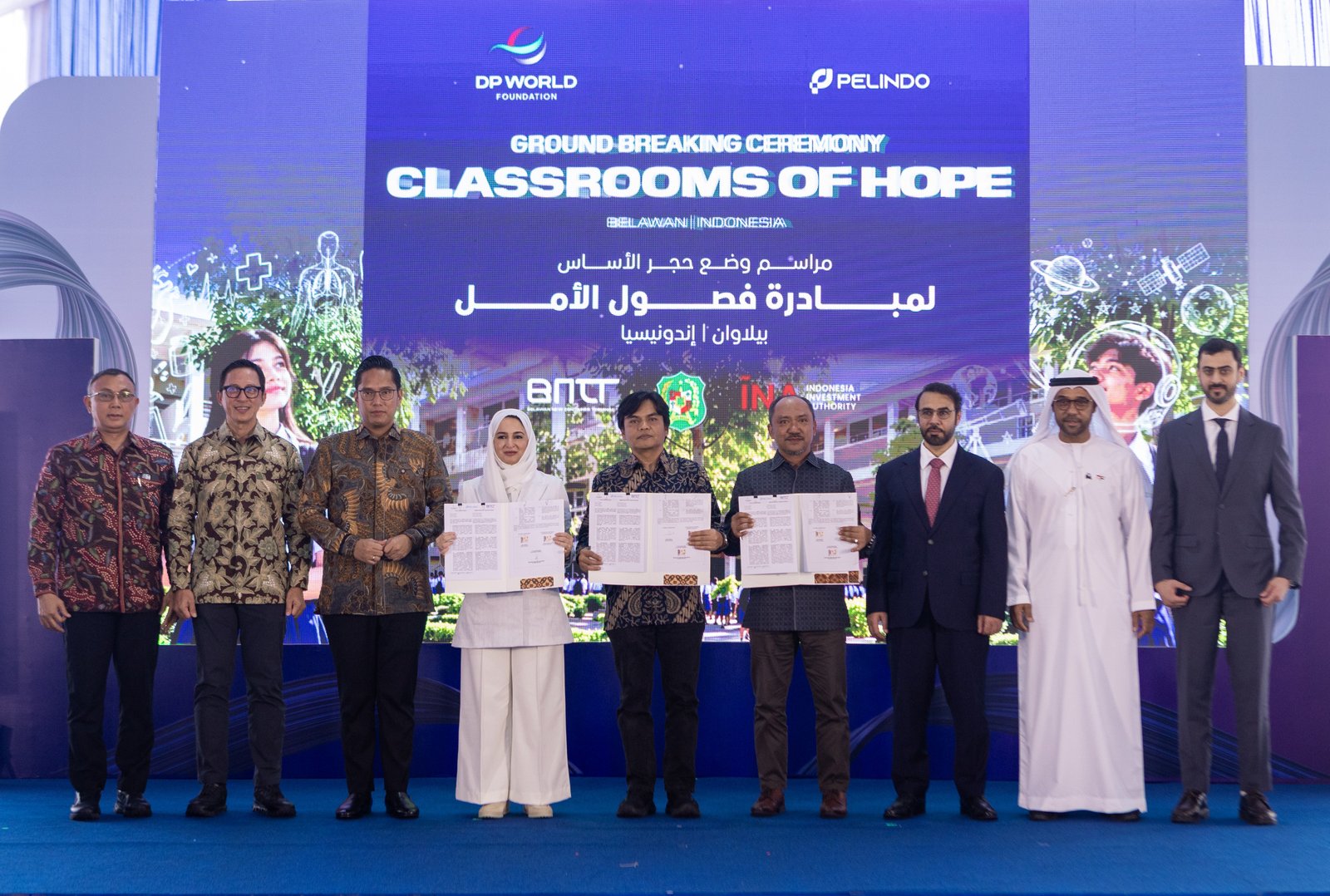 Melalui Classrooms of Hope, Pelindo Dukung Pembangunan SMP Negeri Baru di Belawan