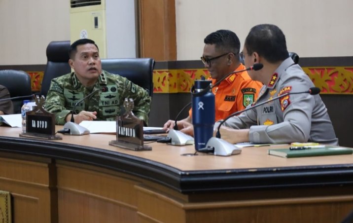 Kodam XIX/Tuanku Tambusai Siaga Karhutla, Koordinasi BNPB Perkuat Langkah Terpadu di Riau
