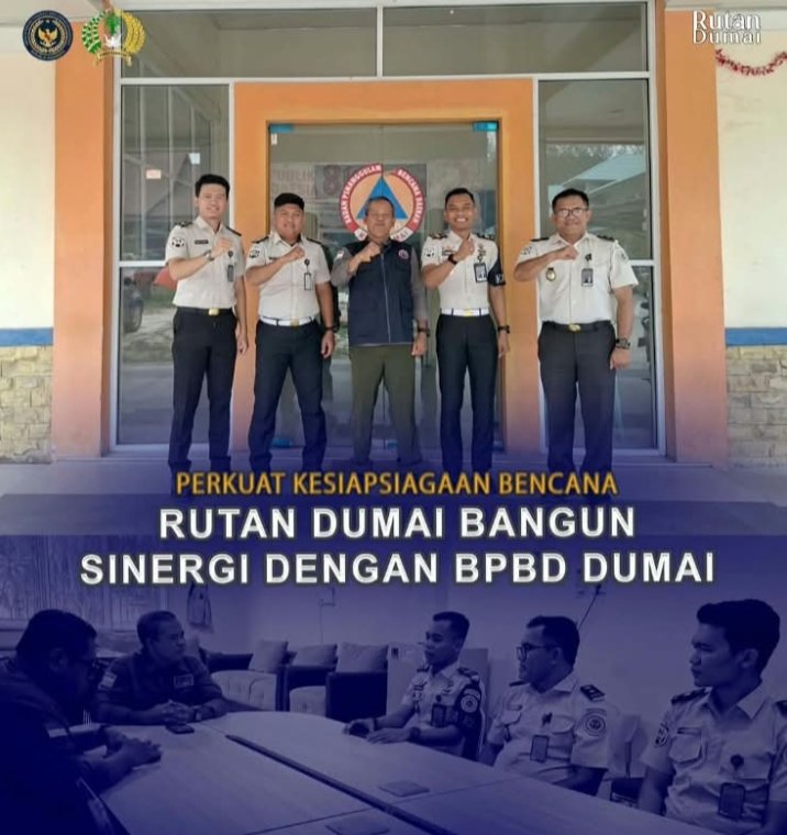 Perkuat kesiapsiagaan bencana, Rutan Dumai Bangun Sinergi dengan BPBD Dumai