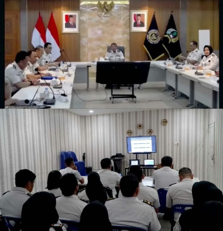Rutan Dumai Ikuti Zoom Arahan dari Dirjenpas