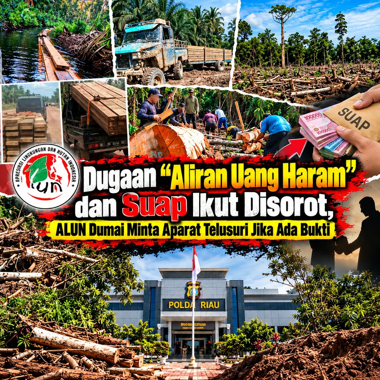 Dugaan "Aliran Uang Haram" dan Suap Ikut Disorot, ALUN Dumai Minta Aparat Telusuri Jika Ada Bukti