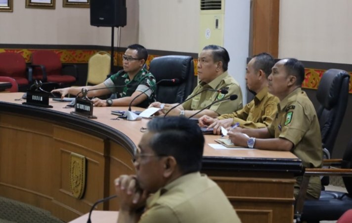 Kodam XIX/Tuanku Tambusai Perkuat Sinergi Perlinsos, Rapat Koordinasi Lintas Sektor Digelar di Riau