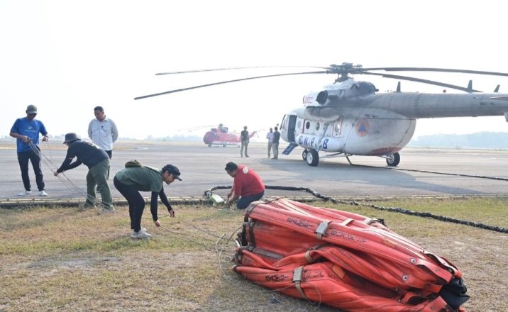 Satgas Udara Gerak Cepat, Tiga Fire Spot di Riau Langsung Ditangani
