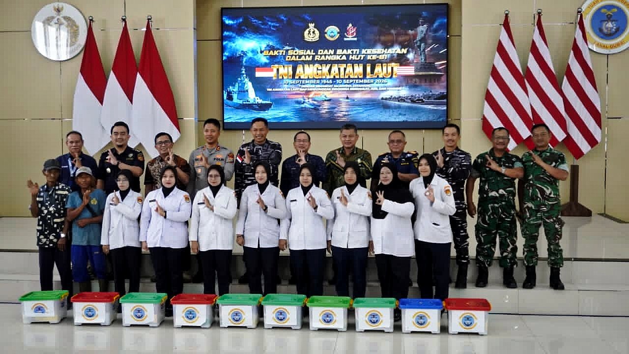 Pelindo Dumai Bersinergi dengan TNI AL, Perkuat Kepedulian Sosial